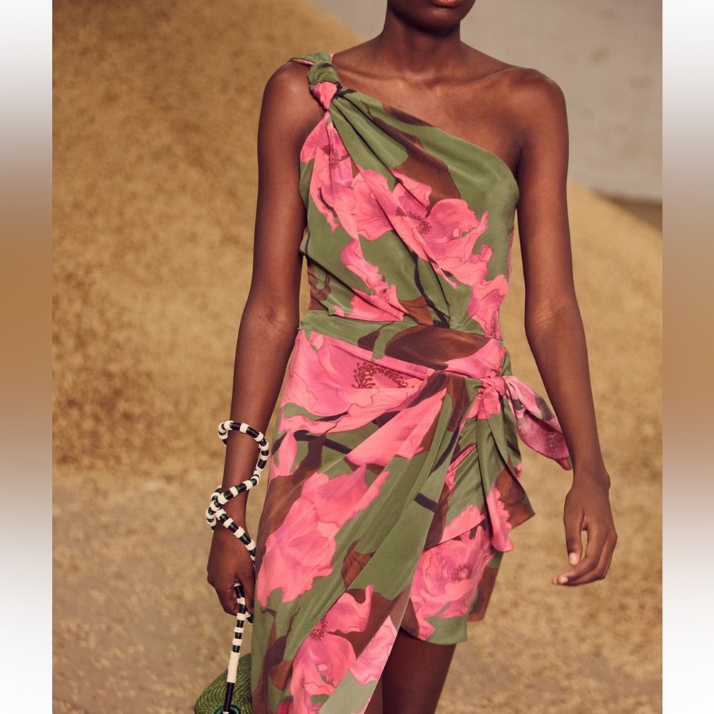 Johanna Ortiz San Basilio Asymmetric Silk Minidress and Skirt - Picture 5 of 16